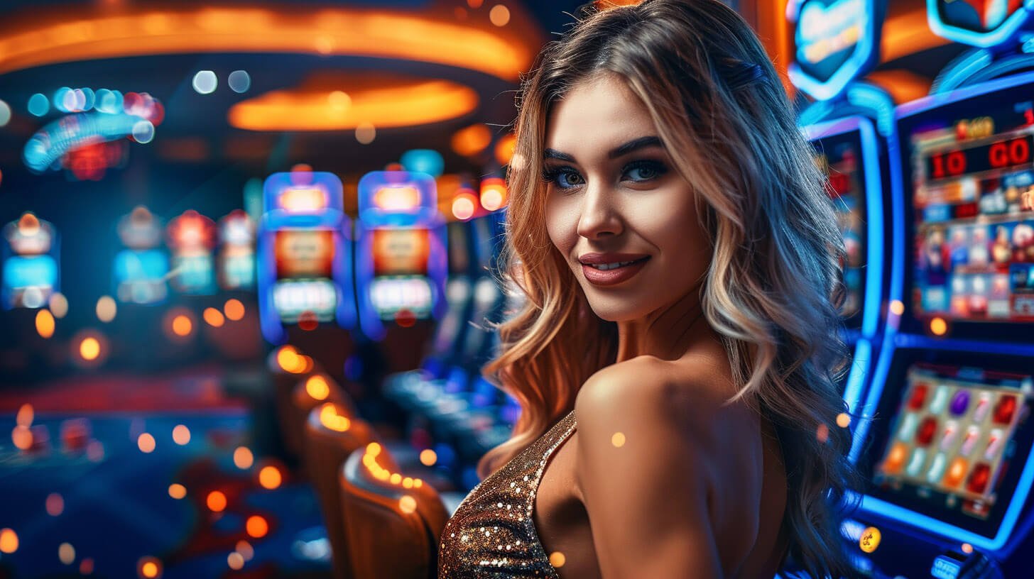 Filipino player spinning a video slot game on a mobile phone